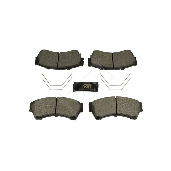 Stabdžių trinkelių rinkinys, diskinis stabdys HART 248 985