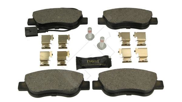 Stabdžių trinkelių rinkinys, diskinis stabdys HART 248 989