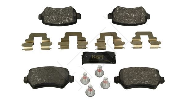 Stabdžių trinkelių rinkinys, diskinis stabdys HART 249 147