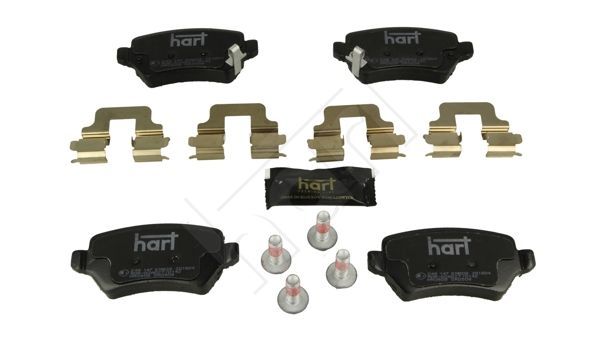 Stabdžių trinkelių rinkinys, diskinis stabdys HART 249 147