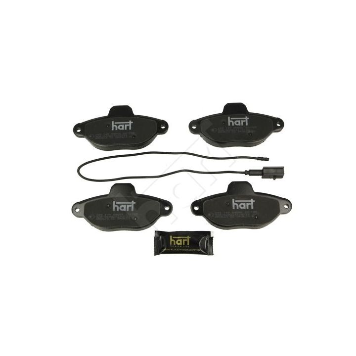 Stabdžių trinkelių rinkinys, diskinis stabdys HART 249 149