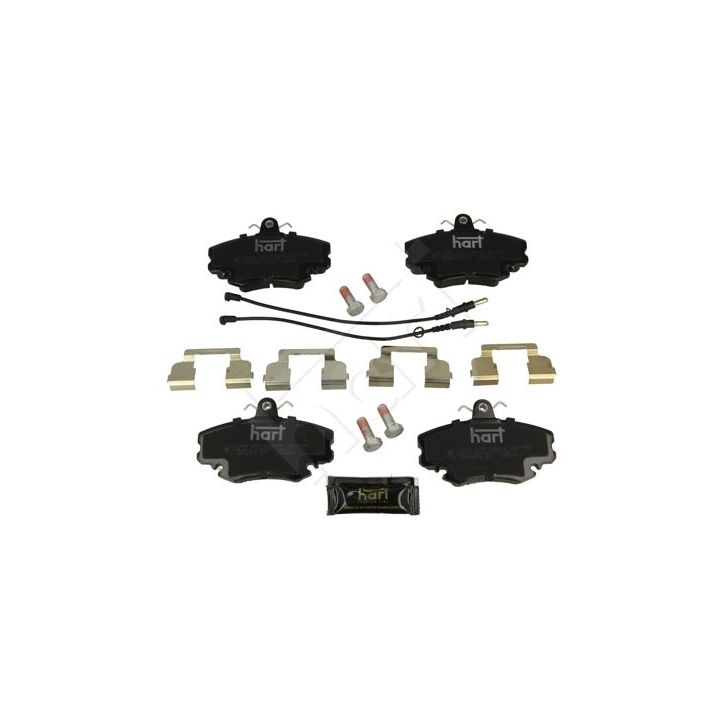 Stabdžių trinkelių rinkinys, diskinis stabdys HART 249 159