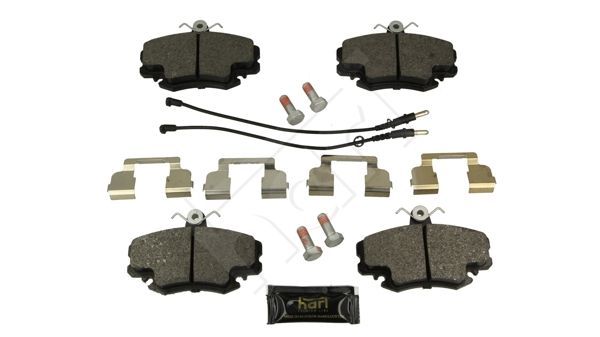 Stabdžių trinkelių rinkinys, diskinis stabdys HART 249 159