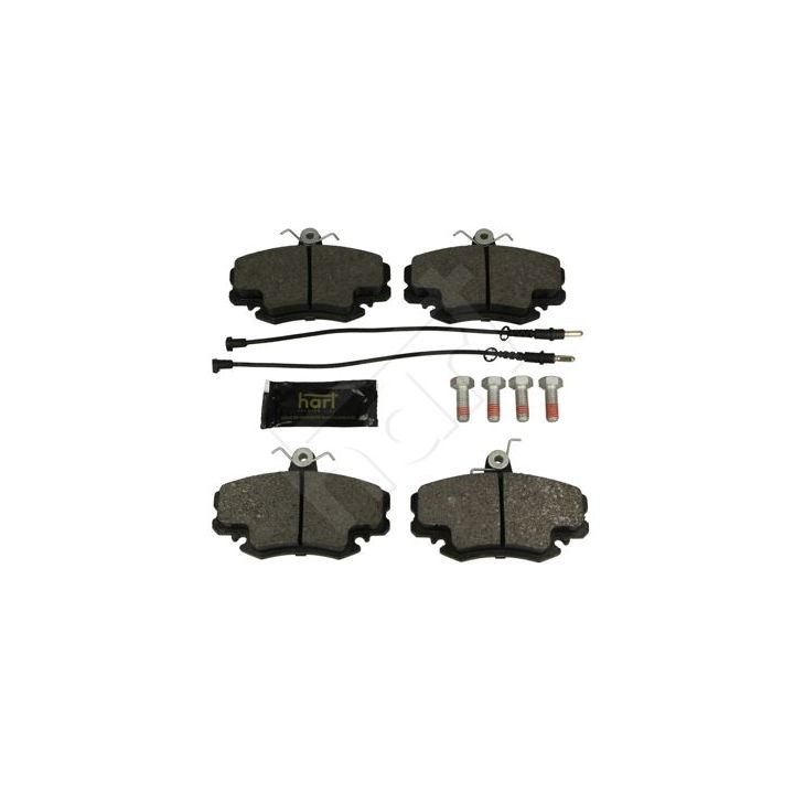 Stabdžių trinkelių rinkinys, diskinis stabdys HART 249 160