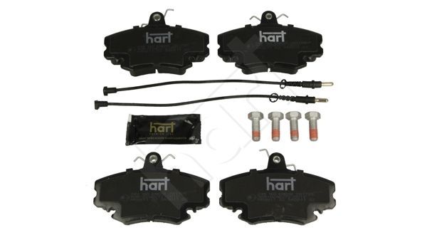 Stabdžių trinkelių rinkinys, diskinis stabdys HART 249 160