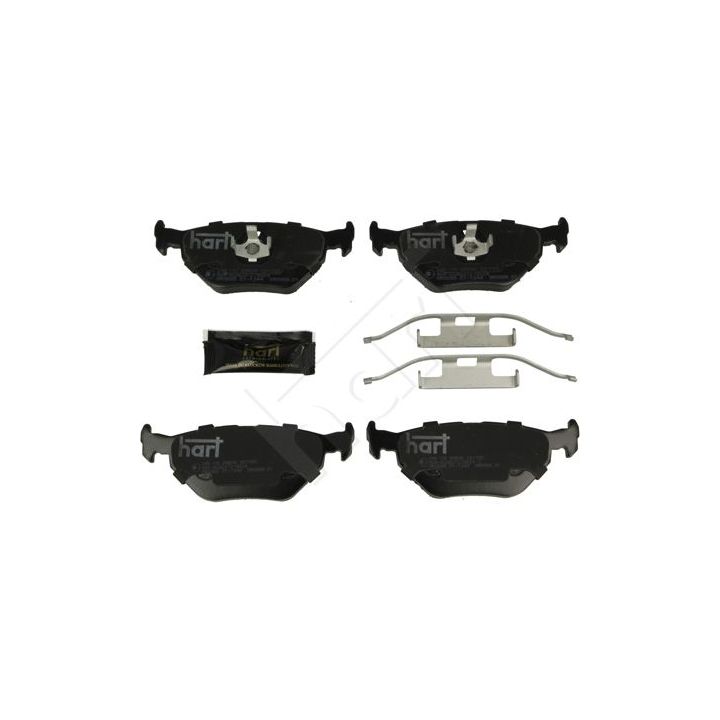 Stabdžių trinkelių rinkinys, diskinis stabdys HART 249 170