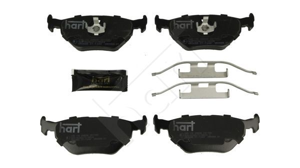 Stabdžių trinkelių rinkinys, diskinis stabdys HART 249 170