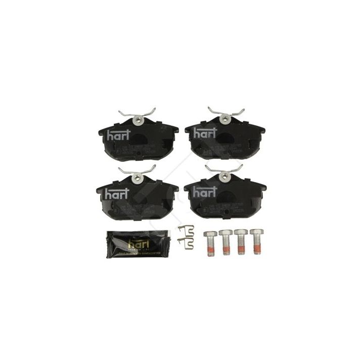 Stabdžių trinkelių rinkinys, diskinis stabdys HART 249 172