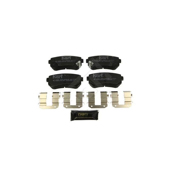 Stabdžių trinkelių rinkinys, diskinis stabdys HART 252 294