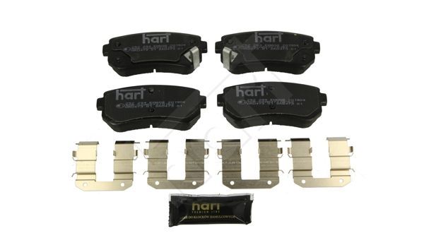 Stabdžių trinkelių rinkinys, diskinis stabdys HART 252 294