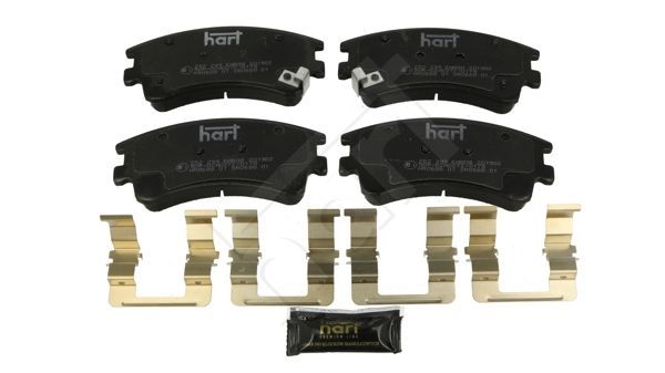 Stabdžių trinkelių rinkinys, diskinis stabdys HART 252 299