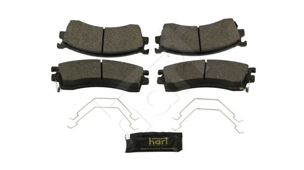 Stabdžių trinkelių rinkinys, diskinis stabdys HART 252 330