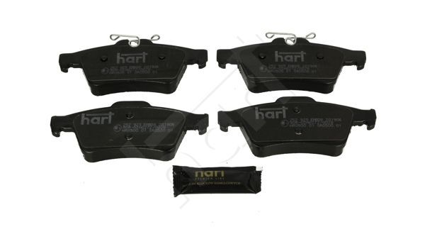 Stabdžių trinkelių rinkinys, diskinis stabdys HART 252 925