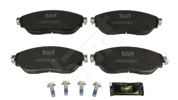 Stabdžių trinkelių rinkinys, diskinis stabdys HART 252 926