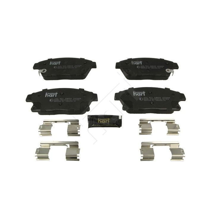 Stabdžių trinkelių rinkinys, diskinis stabdys HART 252 931