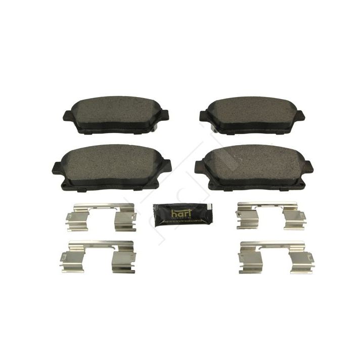 Stabdžių trinkelių rinkinys, diskinis stabdys HART 252 931