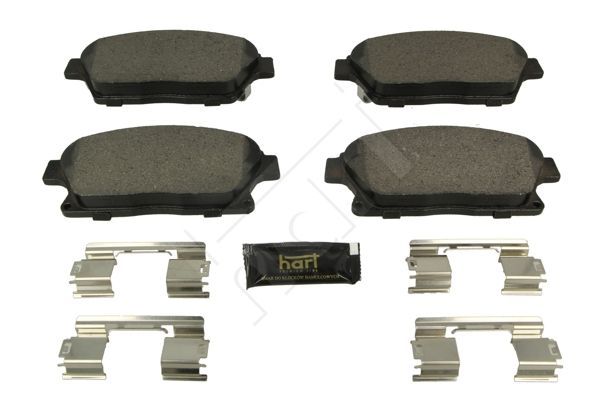 Stabdžių trinkelių rinkinys, diskinis stabdys HART 252 931