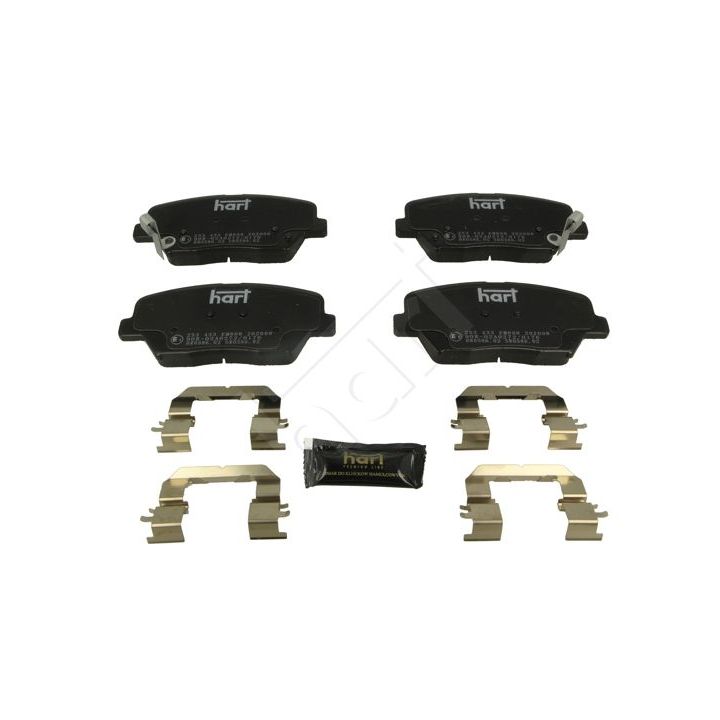 Stabdžių trinkelių rinkinys, diskinis stabdys HART 253 433