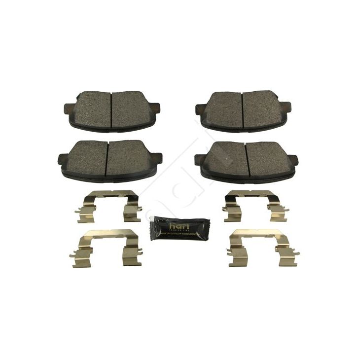 Stabdžių trinkelių rinkinys, diskinis stabdys HART 253 433