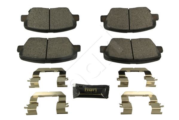 Stabdžių trinkelių rinkinys, diskinis stabdys HART 253 433