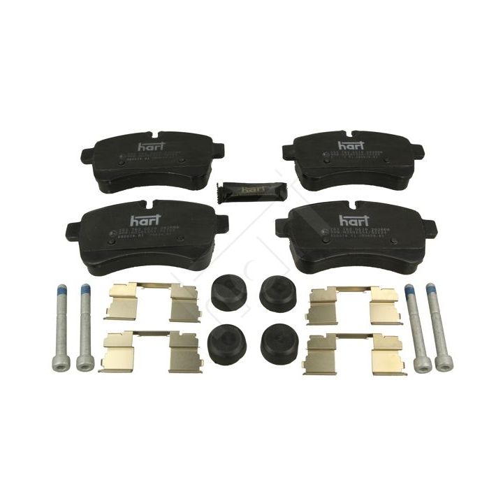 Stabdžių trinkelių rinkinys, diskinis stabdys HART 253 762