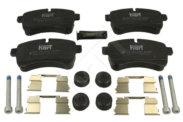 Stabdžių trinkelių rinkinys, diskinis stabdys HART 253 762