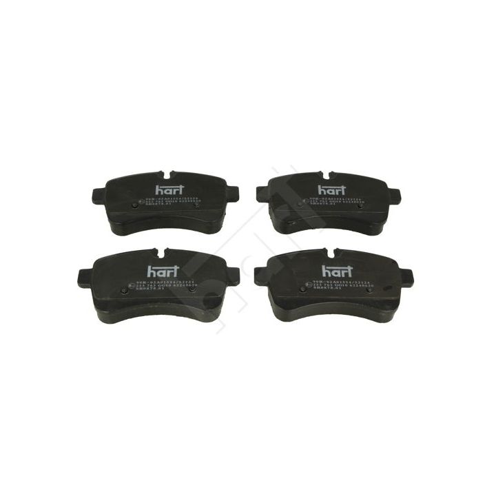 Stabdžių trinkelių rinkinys, diskinis stabdys HART 253 763