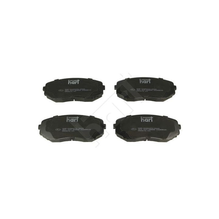 Stabdžių trinkelių rinkinys, diskinis stabdys HART 253 769