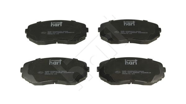 Stabdžių trinkelių rinkinys, diskinis stabdys HART 253 769