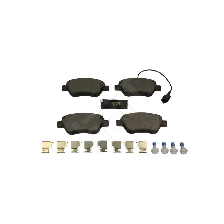 Stabdžių trinkelių rinkinys, diskinis stabdys HART 256 228