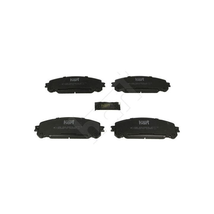 Stabdžių trinkelių rinkinys, diskinis stabdys HART 256 502