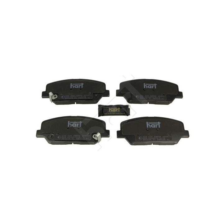 Stabdžių trinkelių rinkinys, diskinis stabdys HART 256 530