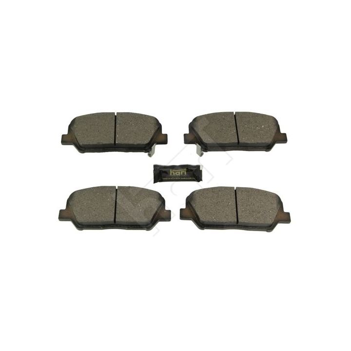 Stabdžių trinkelių rinkinys, diskinis stabdys HART 256 530