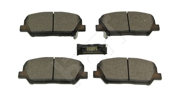 Stabdžių trinkelių rinkinys, diskinis stabdys HART 256 530