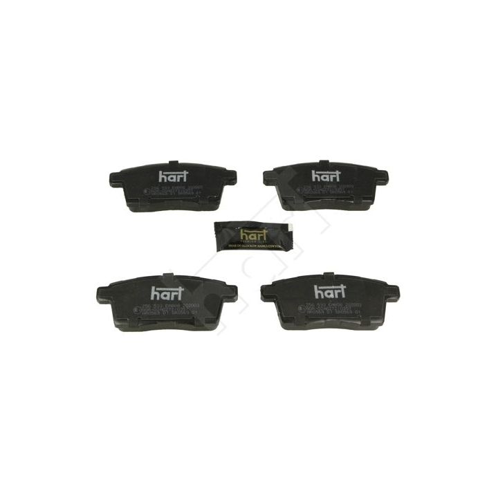 Stabdžių trinkelių rinkinys, diskinis stabdys HART 256 533