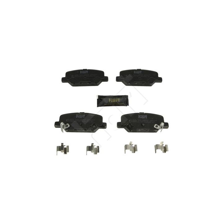 Stabdžių trinkelių rinkinys, diskinis stabdys HART 256 534