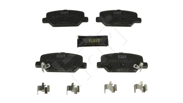 Stabdžių trinkelių rinkinys, diskinis stabdys HART 256 534