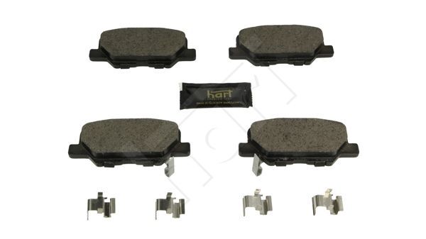 Stabdžių trinkelių rinkinys, diskinis stabdys HART 256 534