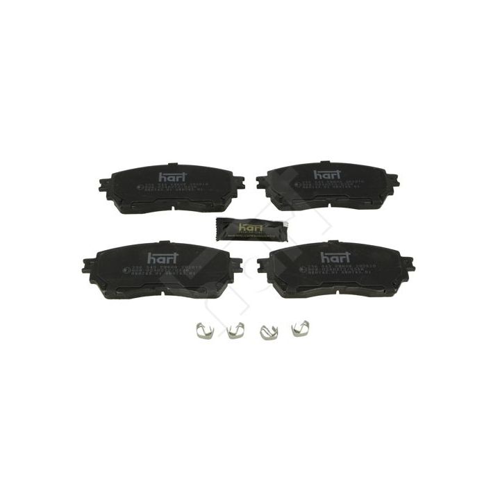 Stabdžių trinkelių rinkinys, diskinis stabdys HART 256 543