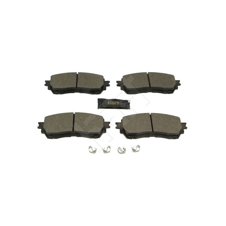 Stabdžių trinkelių rinkinys, diskinis stabdys HART 256 543