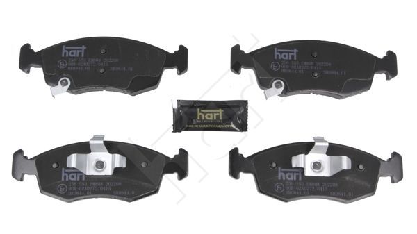 Stabdžių trinkelių rinkinys, diskinis stabdys HART 256 553