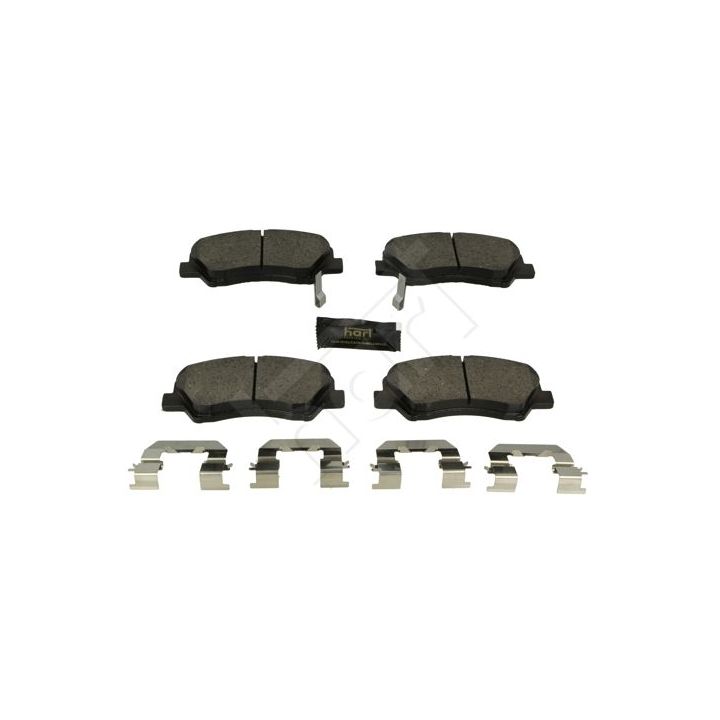 Stabdžių trinkelių rinkinys, diskinis stabdys HART 256 943