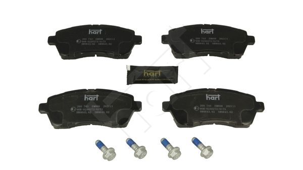 Stabdžių trinkelių rinkinys, diskinis stabdys HART 260 743