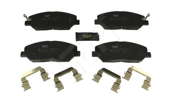 Stabdžių trinkelių rinkinys, diskinis stabdys HART 260 751