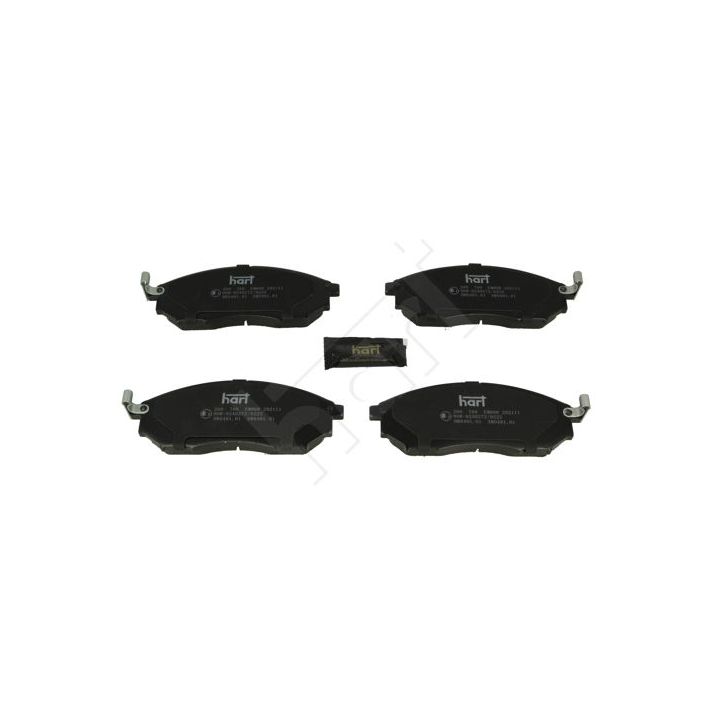 Stabdžių trinkelių rinkinys, diskinis stabdys HART 260 760