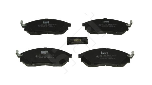 Stabdžių trinkelių rinkinys, diskinis stabdys HART 260 760