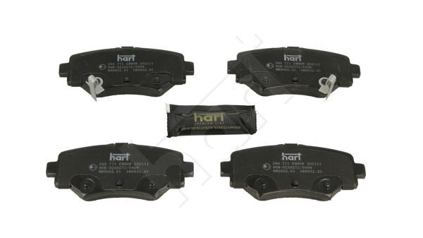 Stabdžių trinkelių rinkinys, diskinis stabdys HART 260 771