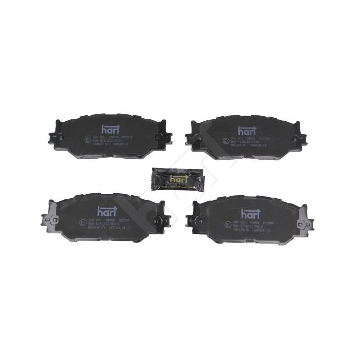 Stabdžių trinkelių rinkinys, diskinis stabdys HART 260 824