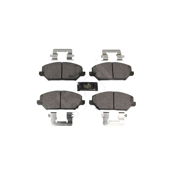 Stabdžių trinkelių rinkinys, diskinis stabdys HART 260 834