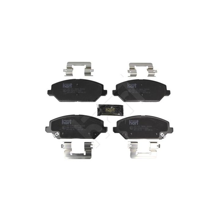 Stabdžių trinkelių rinkinys, diskinis stabdys HART 260 834